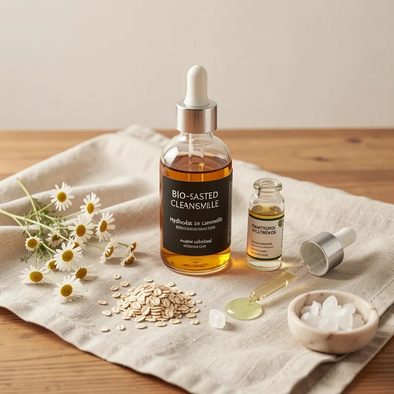 Nettoyant visage bio pour peau sensible : ingrédients, recettes et marques certifiées (2026)
